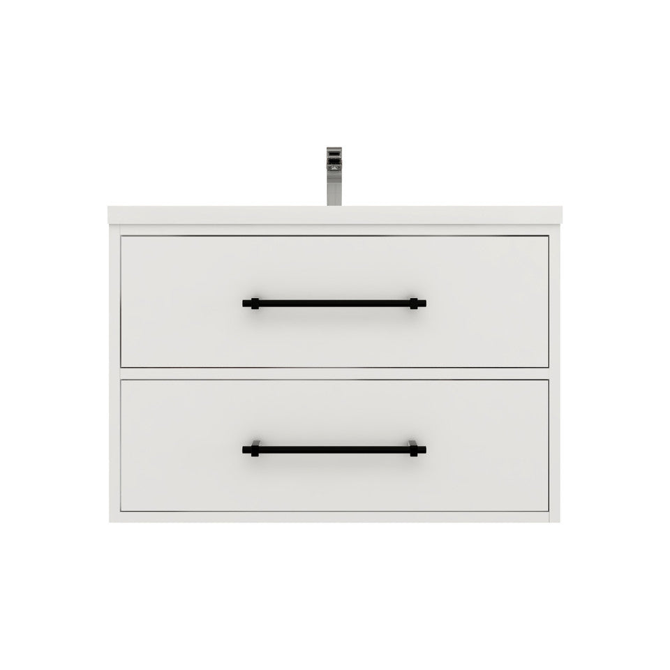 Victoria 30" Wall-Mount Vanity with Reinforced Acrylic Sink Victoria SKU: Victoria 30WH