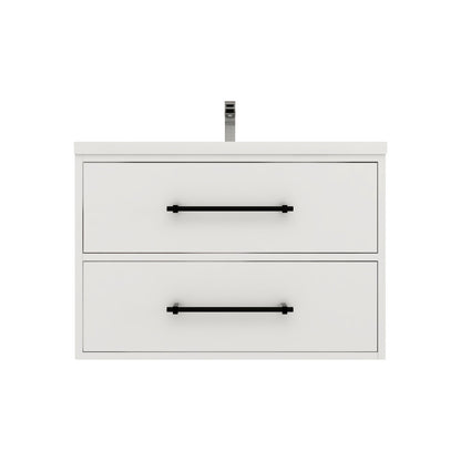 Victoria 30" Wall-Mount Vanity with Reinforced Acrylic Sink Victoria SKU: Victoria 30WH