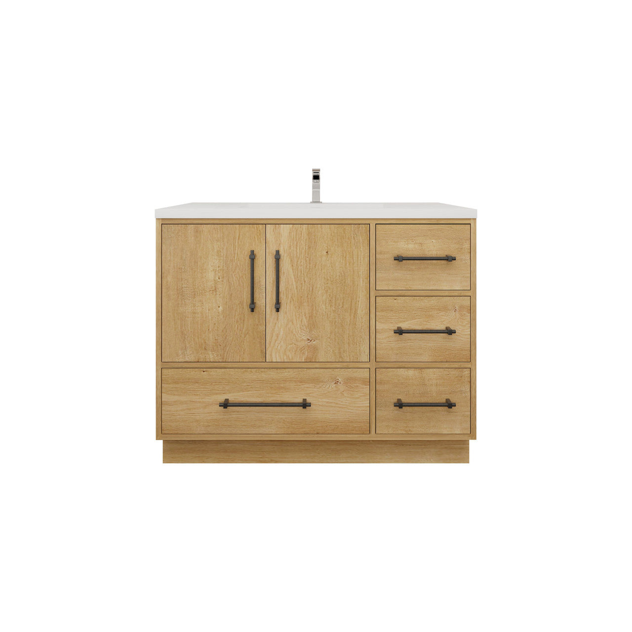 Victoria 42" Freestanding Vanity with Reinforced Acrylic Sink (RIGHT DRAWER) Victoria SKU: Victoria 42RFS