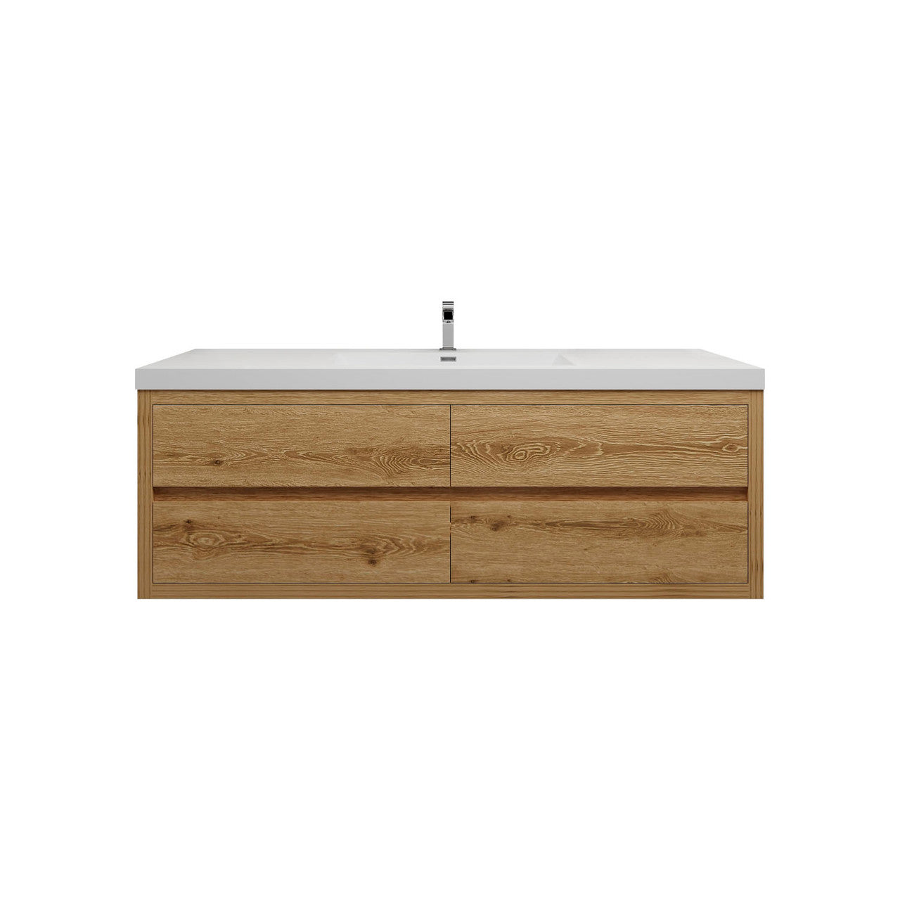 Louis 60" Modern Wall-mounted Vanity (Single Sink) Louis SKU: LOUIS 60SWM