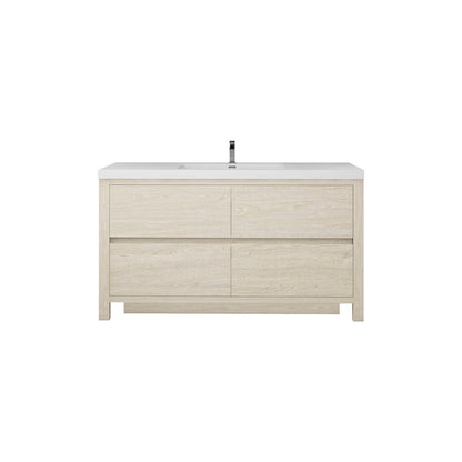 Louis 60" Modern Freestanding Vanity (Single Sink) Louis SKU: LOUIS 60SFS