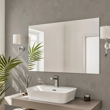 Eviva Sleek 39"W x 30"H Rectangular Frameless Mirror EVMR05-39X30