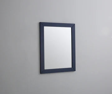 Eviva Acclaim 24"W x 30"H Rectangular Mirror with Blue Wooden Frame EVMR69-24X30BLU