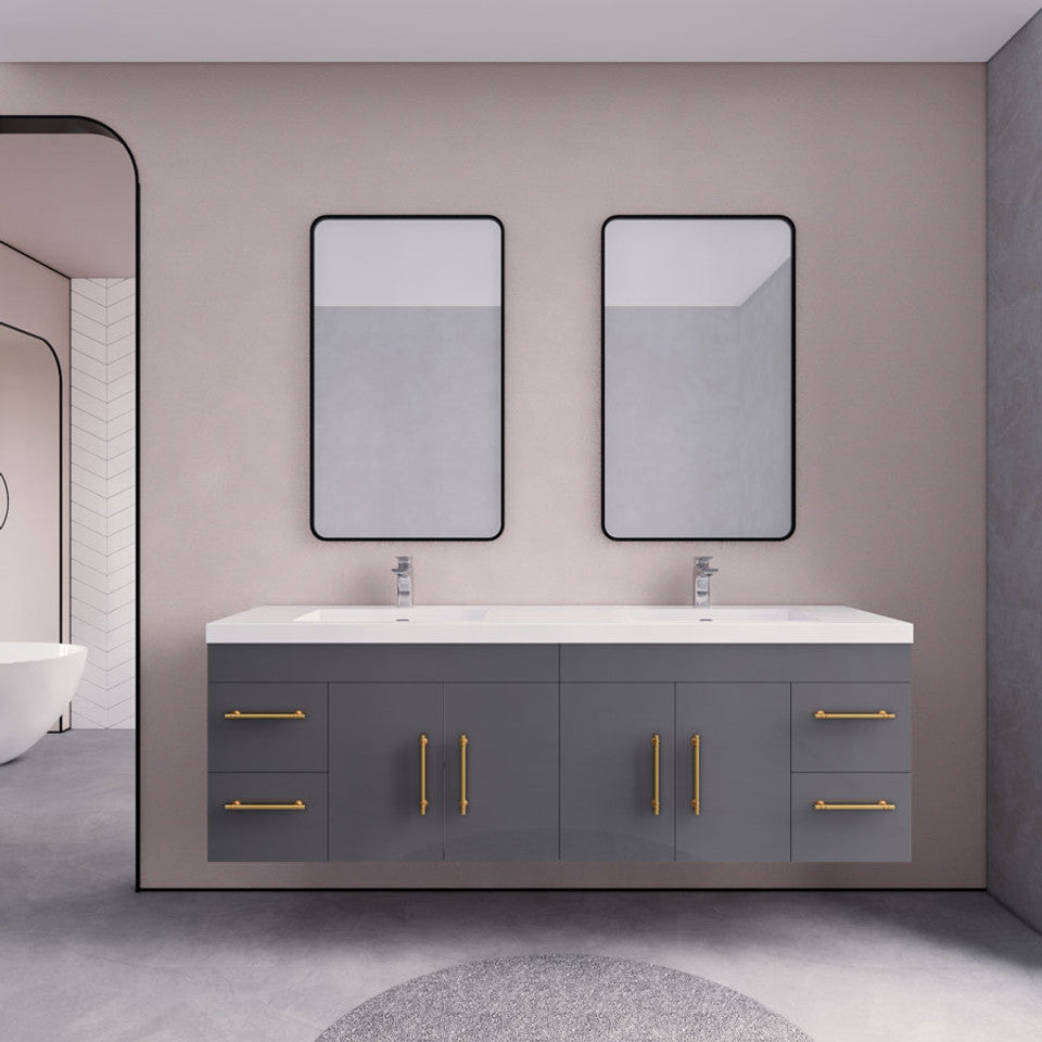 Eliza 72'' Wall Mounting Vanity With Double Sink Vanity-Eliza SKU: RYELSA72DWH-AV | UPC: 616050843476