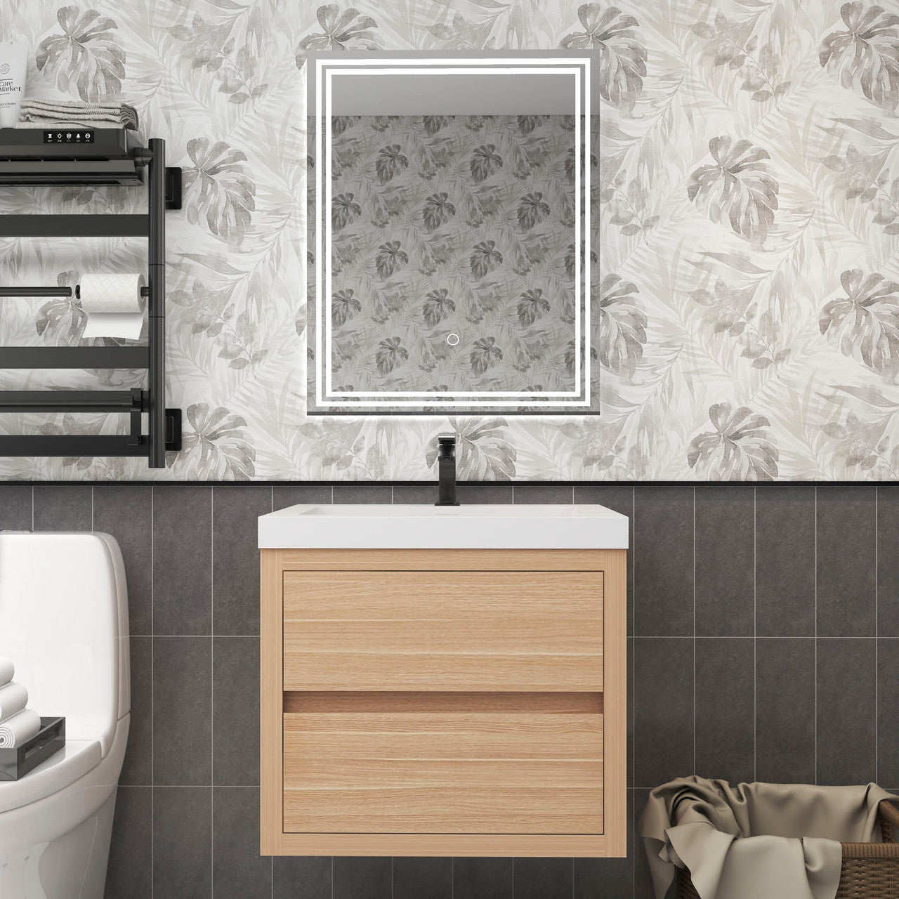 Louis 24" Modern Wall-mounted Vanity Louis SKU: LOUIS 24WM