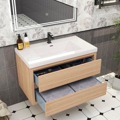 Louis 36" Modern Wall-mounted Vanity Louis SKU: LOUIS 36WM