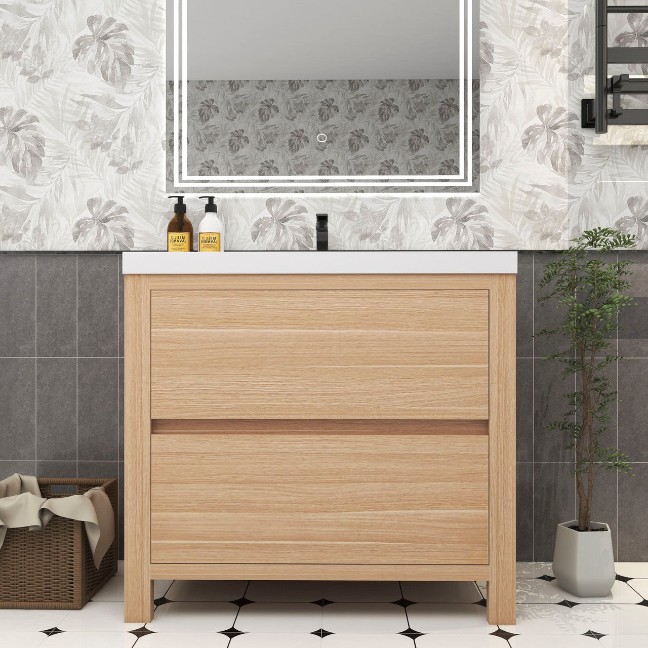 Louis 36" Modern Freestanding Vanity Louis SKU: LOUIS 36FS