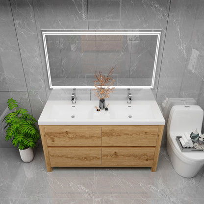 Louis 60" Modern Freestanding Vanity (Double Sink) Louis SKU: LOUIS 60DFS