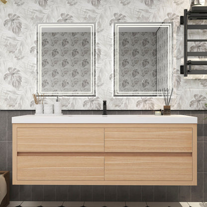 Louis 60" Modern Wall-mounted Vanity (Single Sink) Louis SKU: LOUIS 60SWM