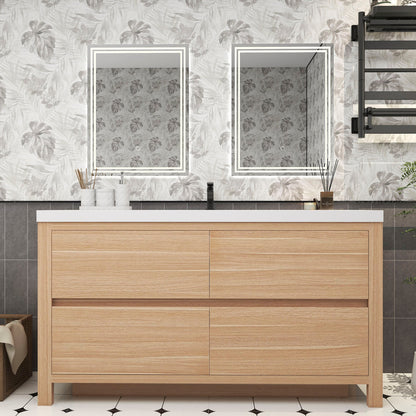 Louis 60" Modern Freestanding Vanity (Single Sink) Louis SKU: LOUIS 60SFS