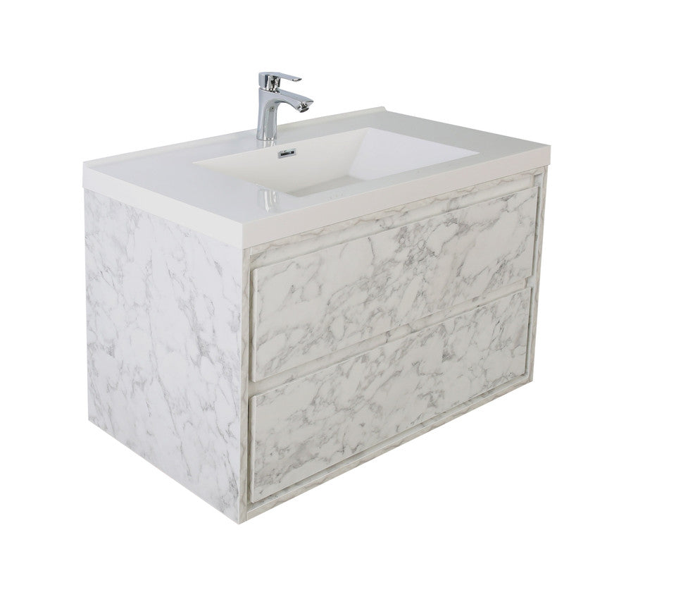 Subtle 42" Wall Mounted Modern Vanity Vanity-Subtle SKU: RYMOM42