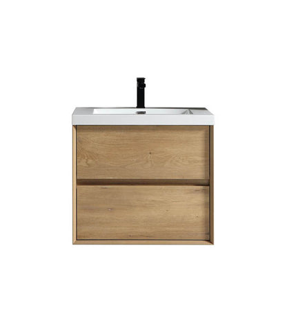 King 24" Wall Mounted Vanity with Reinforced Acrylic Sink Vanity-King SKU: BT005-24GW