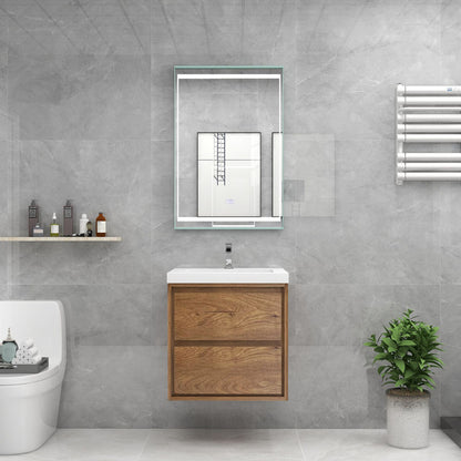 Subtle 24" Wall Mounted Modern Vanity Vanity-Subtle SKU: RYMOM24-SG