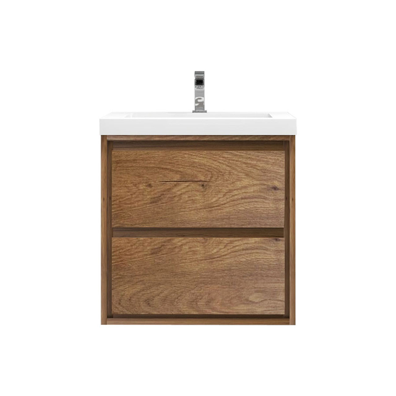 Subtle 24" Wall Mounted Modern Vanity Vanity-Subtle SKU: RYMOM24-SG