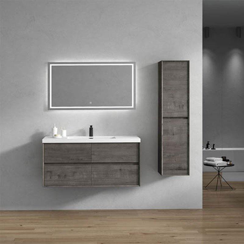 King 48" Wall Mounted Vanity with Reinforced Acrylic Sink Vanity-King SKU: BT005-48