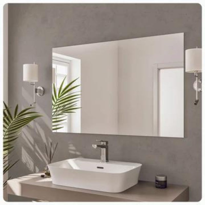 Eviva Sleek 42"W x 30"H Rectangular Frameless Mirror EVMR05-42X30