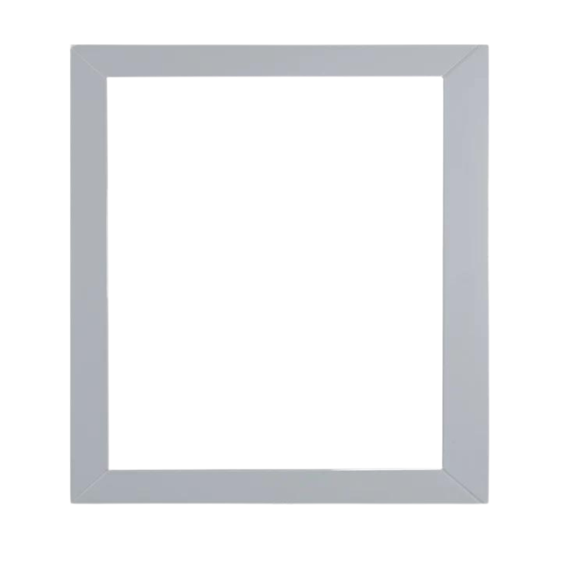 Eviva Aberdeen 30"W x 30"H Square Mirror with Gray Wooden Frame EVMR412-30X30-GR