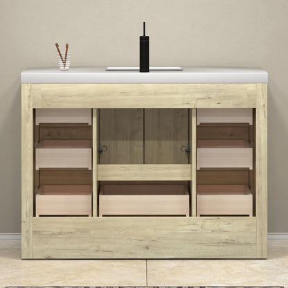 VIV 48" Solid Wood Freestanding Bathroom Vanity with Reinforced Acrylic Sink VIV SKU: VIV48