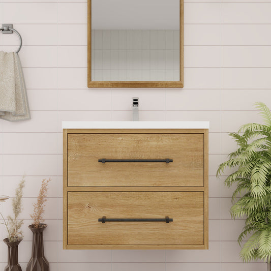 Victoria 24" Wall-Mount Vanity with Reinforced Acrylic Sink Victoria SKU: Victoria 24WH