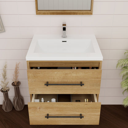 Victoria 24" Wall-Mount Vanity with Reinforced Acrylic Sink Victoria SKU: Victoria 24WH