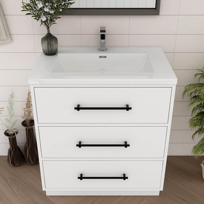 Victoria 30" Freestanding Vanity with Reinforced Acrylic Sink Victoria SKU: Victoria 30FS