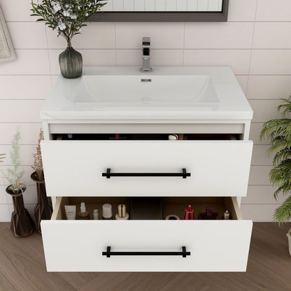 Victoria 30" Wall-Mount Vanity with Reinforced Acrylic Sink Victoria SKU: Victoria 30WH