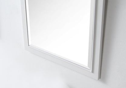 LEGION FURNITURE 24X36 WHITE MIRROR. ITEM NUMBER: WH7724-W-M